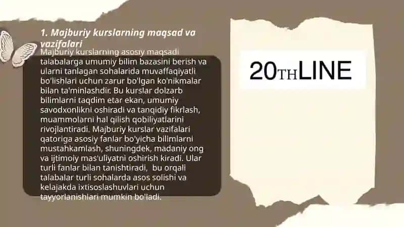 Chet tili o'qitishda majburiy va majburiy bo'lmagan kurs jarayonini tashkil etish va amalga oshirish 3