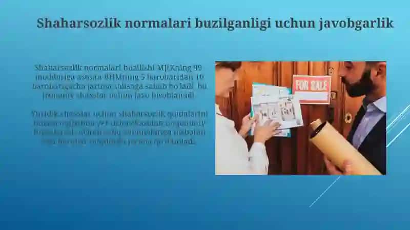 Shaharsozlik normalari buzilganligi uchun javobgarlik 3