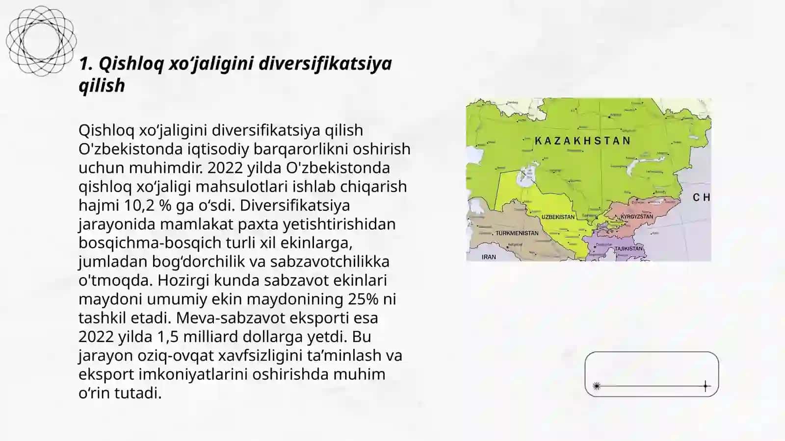 Ozbekston Respublikasi agrar siyosatining ustuvor yonalishlari 3