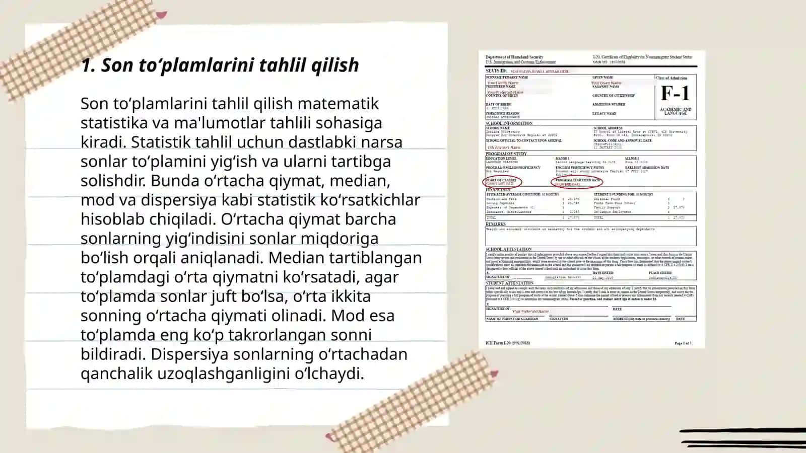Toʻplamlarni sinflarga ajratishga oid misollar 3