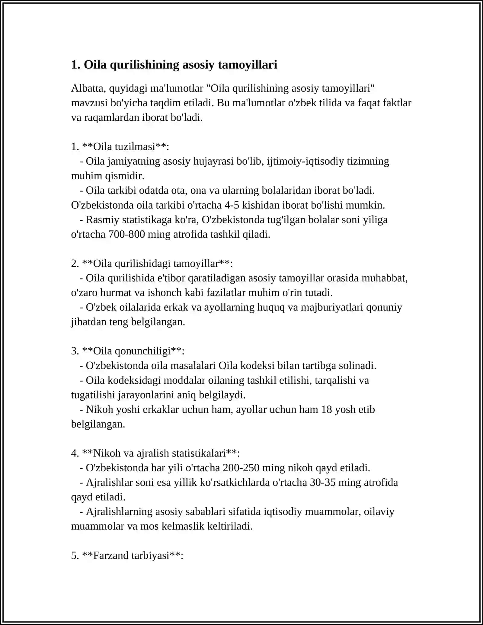 "A.FITRATNING "OILA ASARI"DAGI OILA QURISH TARTIBLARI VA FARZAND TARBIYASIGA OID G'OYALAR" 3