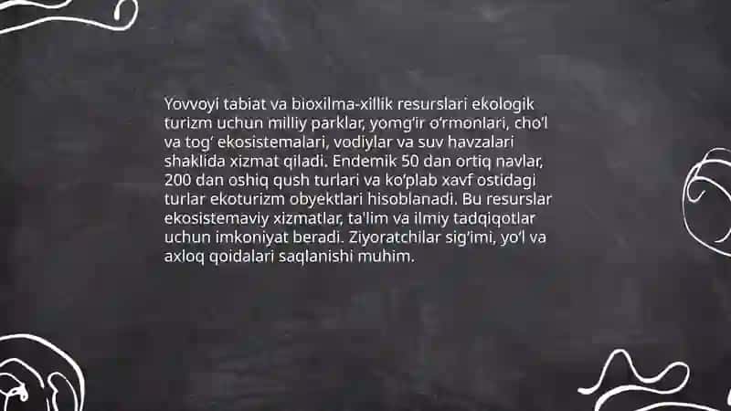 EKOLOGIK TURIZMNING RESURSLARI 3