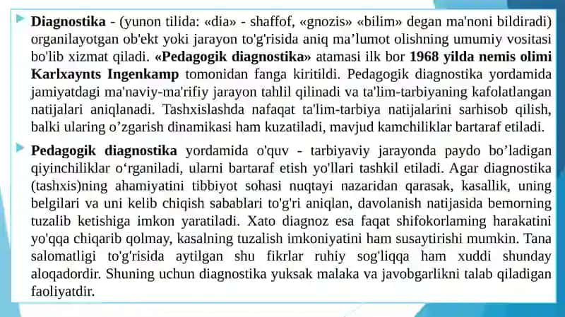 Pedagogik-psixologik diagnostika fanining maqsadi va vazifalari 3