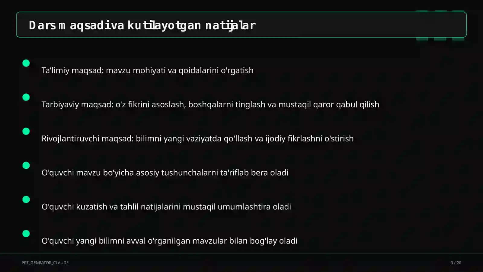 Sog'lom turmush tarzi hayot garovi (7-sinf) 3