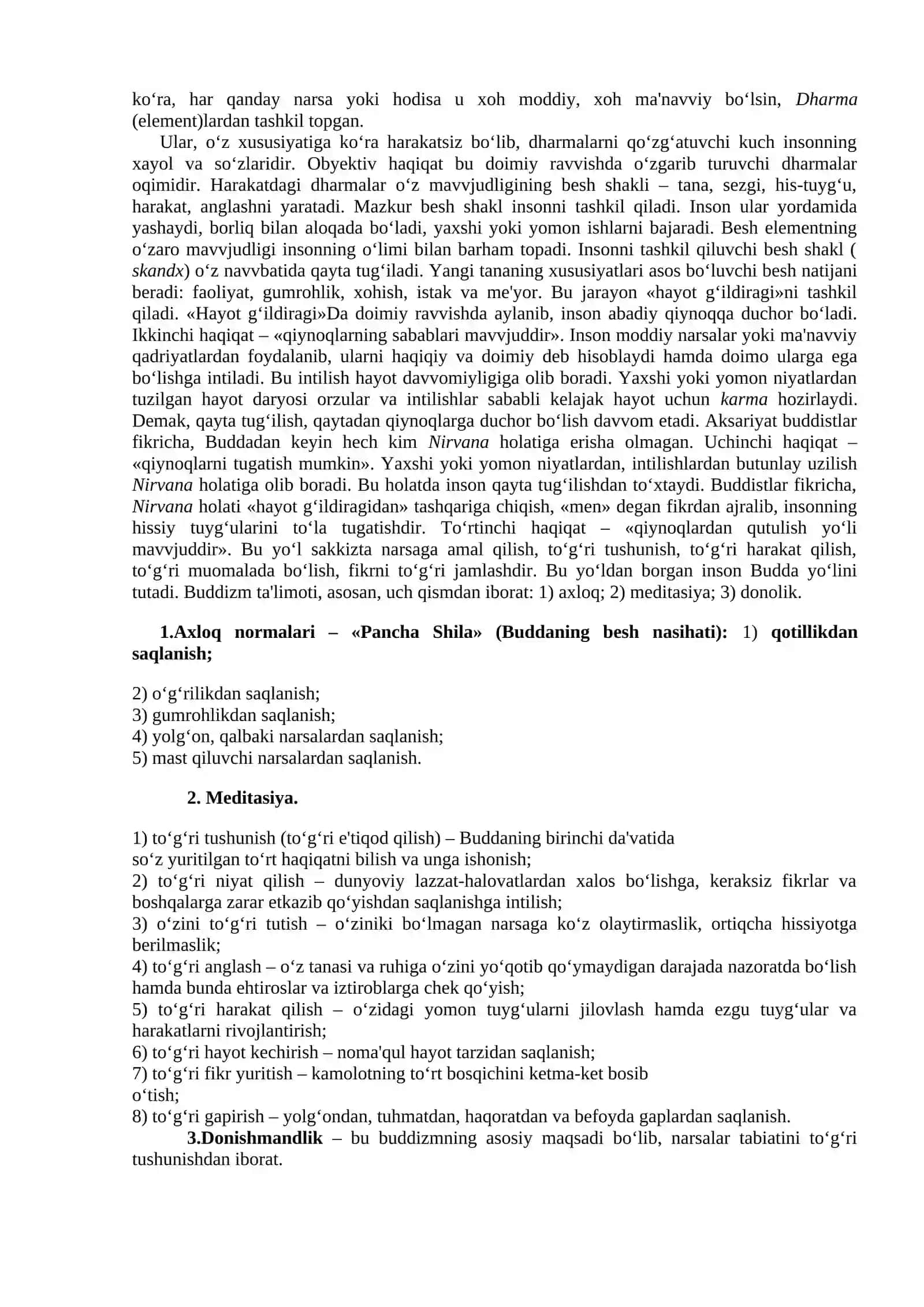 MAVZU. BUDDAVIYLIK DINI TARIXI VA G’OYALARI 3