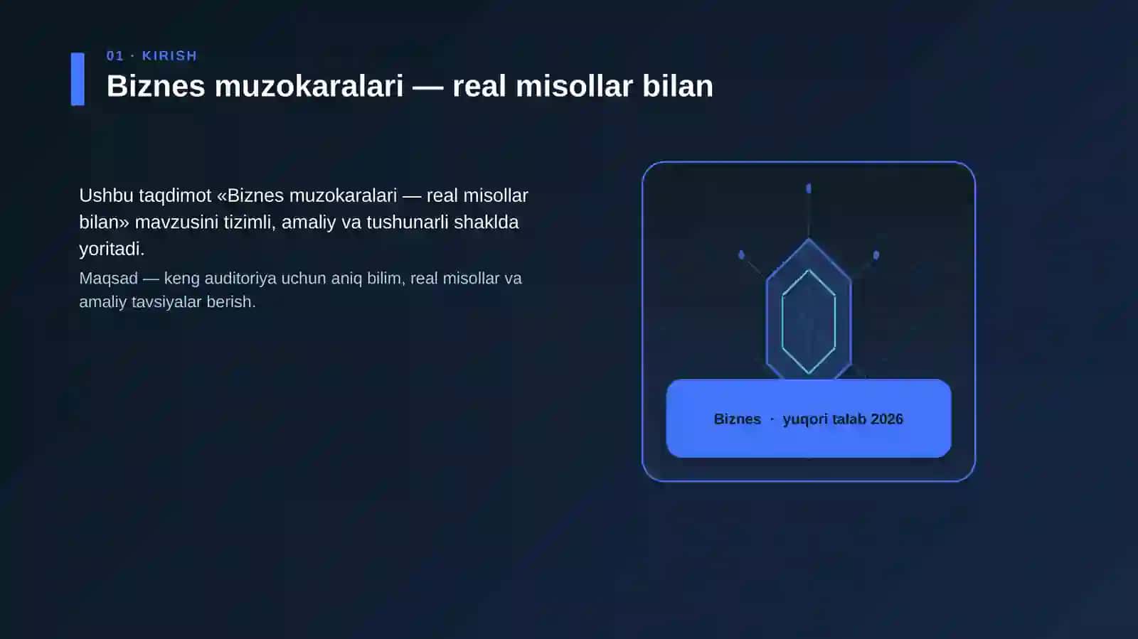 Biznes muzokaralari — real misollar bilan 3