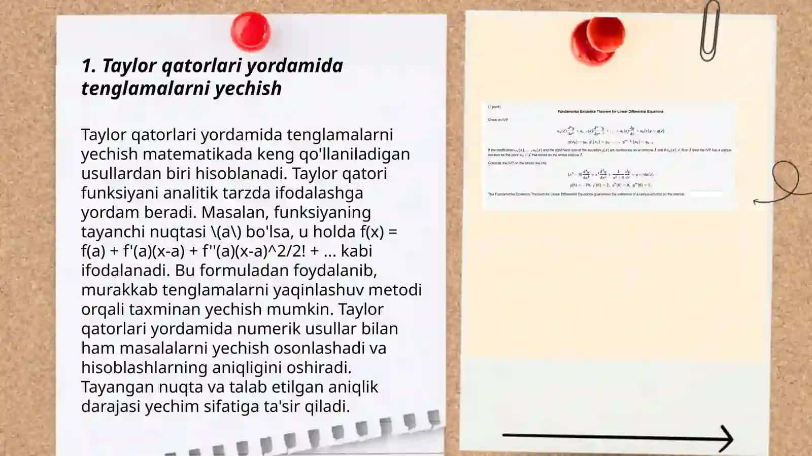 Differensial tenglamalar sistemasi 3