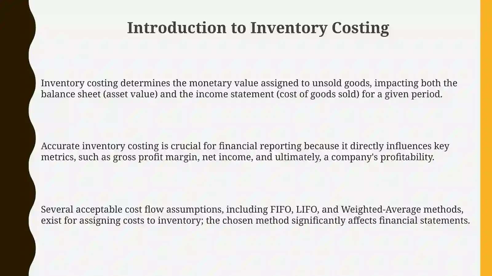 Inventory Costing Methods & Valuation 3