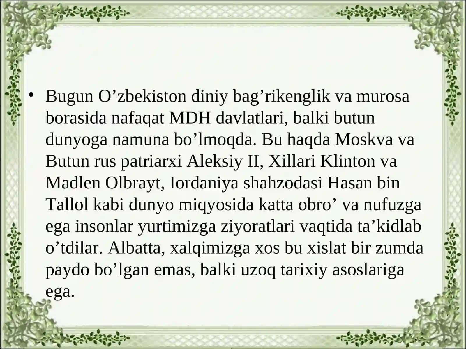 Davlat va din 3