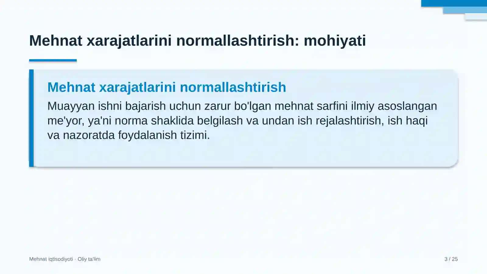 boshlang'ich ta'limda mehnat xarajatlarini normallashtirish 3127 3