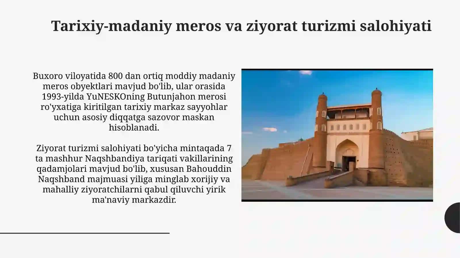Tarixiy-madaniy va ziyorat turizmi salohiyati 3