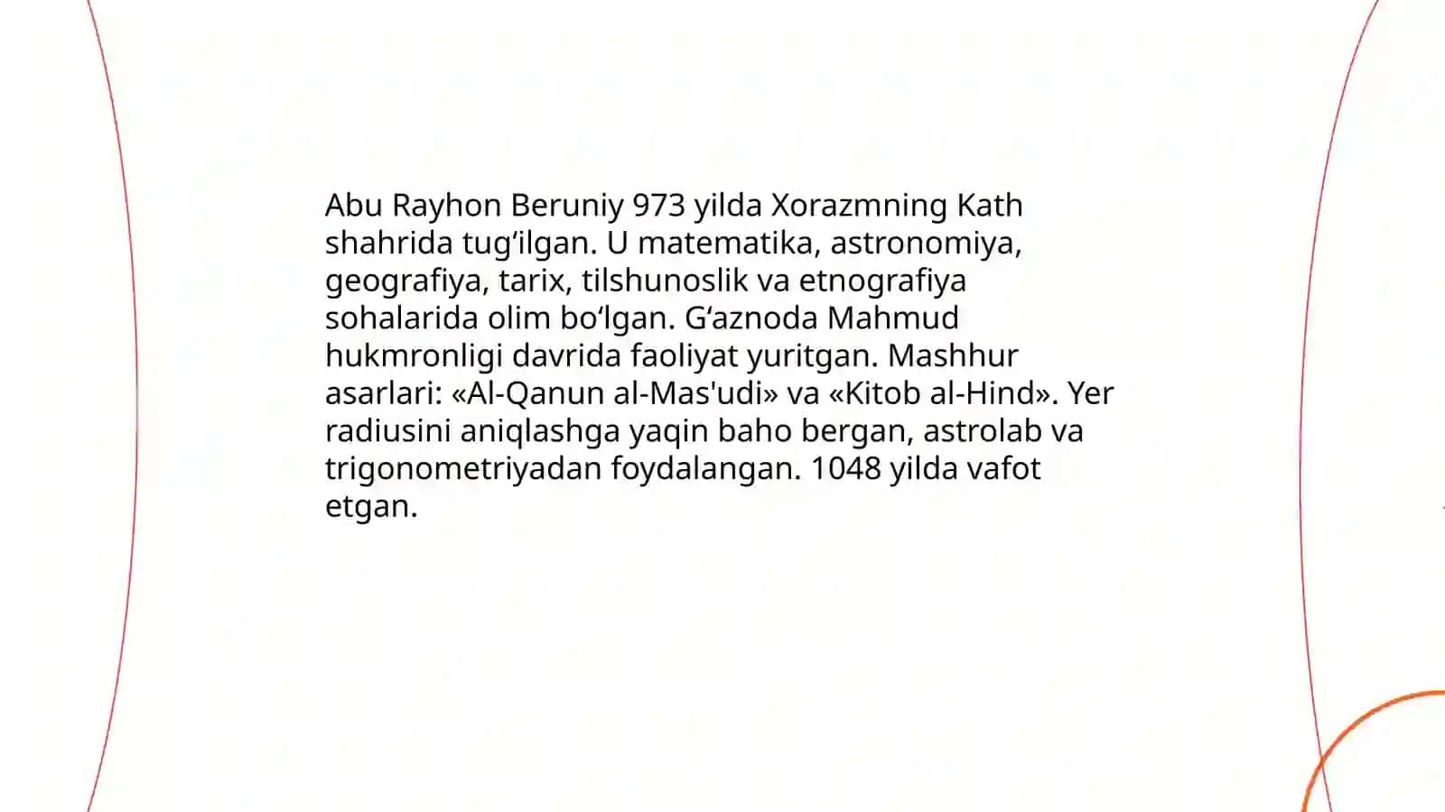 Abu Rayhon Beruniy 3