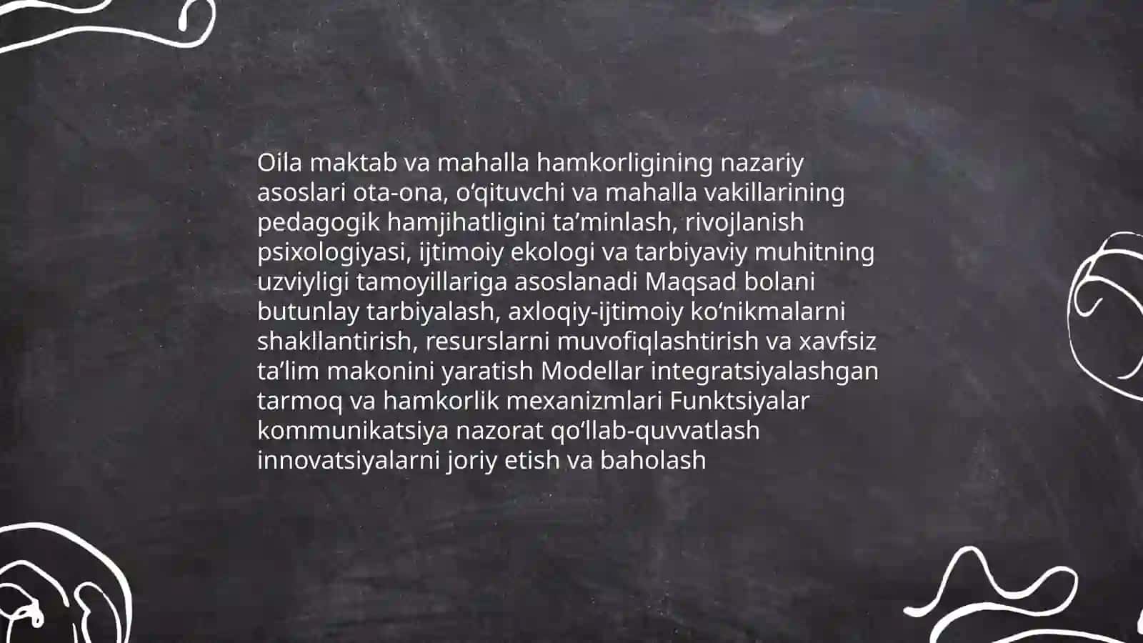 Oila - Maktab-Mahalla Hamkorligi 3