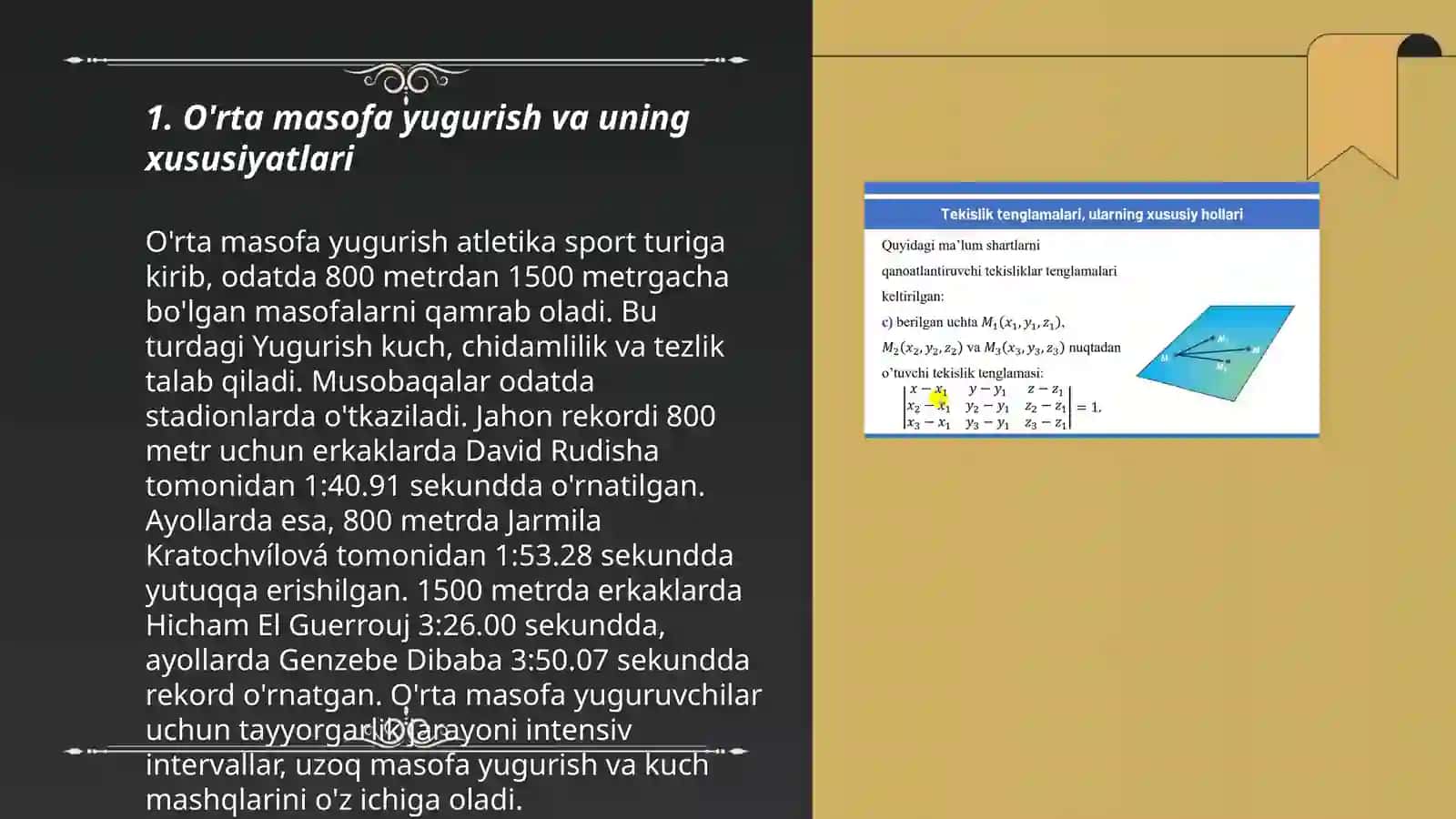 O'rta masofalarda yugurish turlari va ularni texnikasini o'rganish 3
