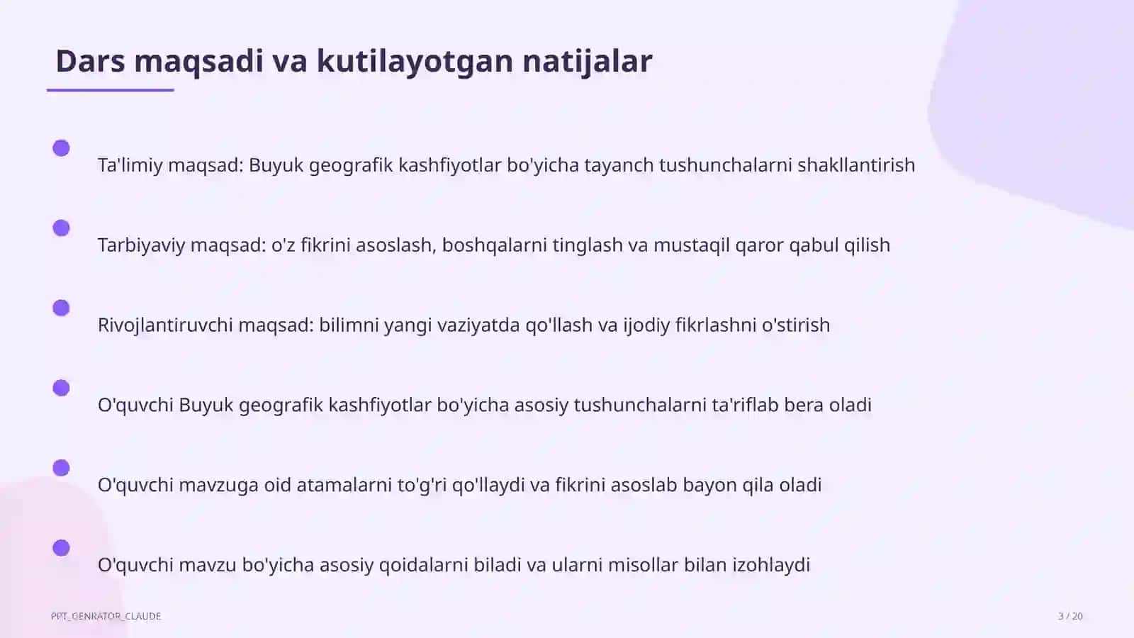 Buyuk geografik kashfiyotlar (8-sinf) 3