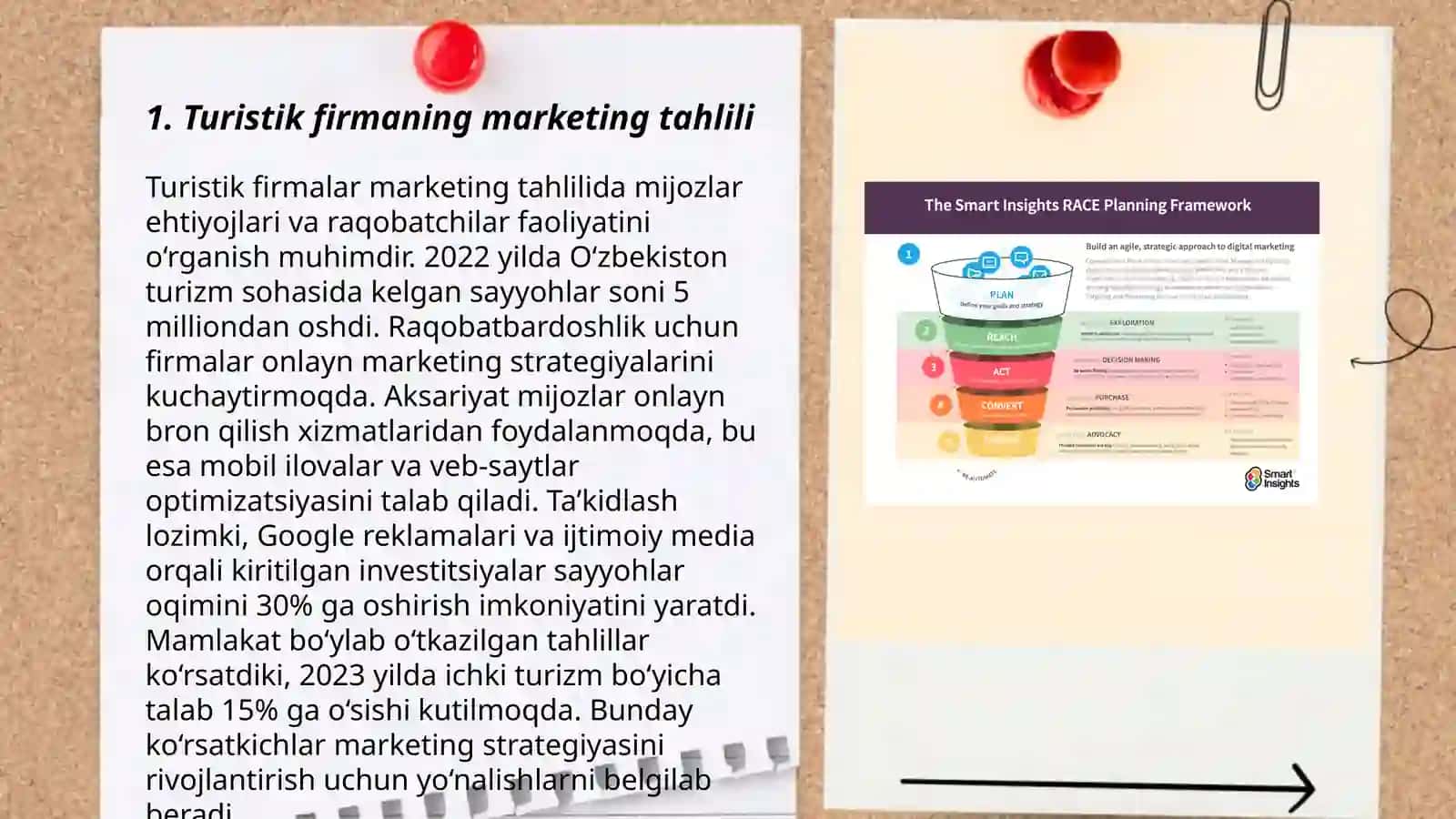 Turistik firmaning marketing faoliyatini strategik rejalashtirishning mohiyati 3