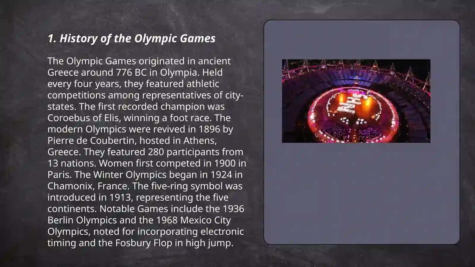 The Olympic Games 3