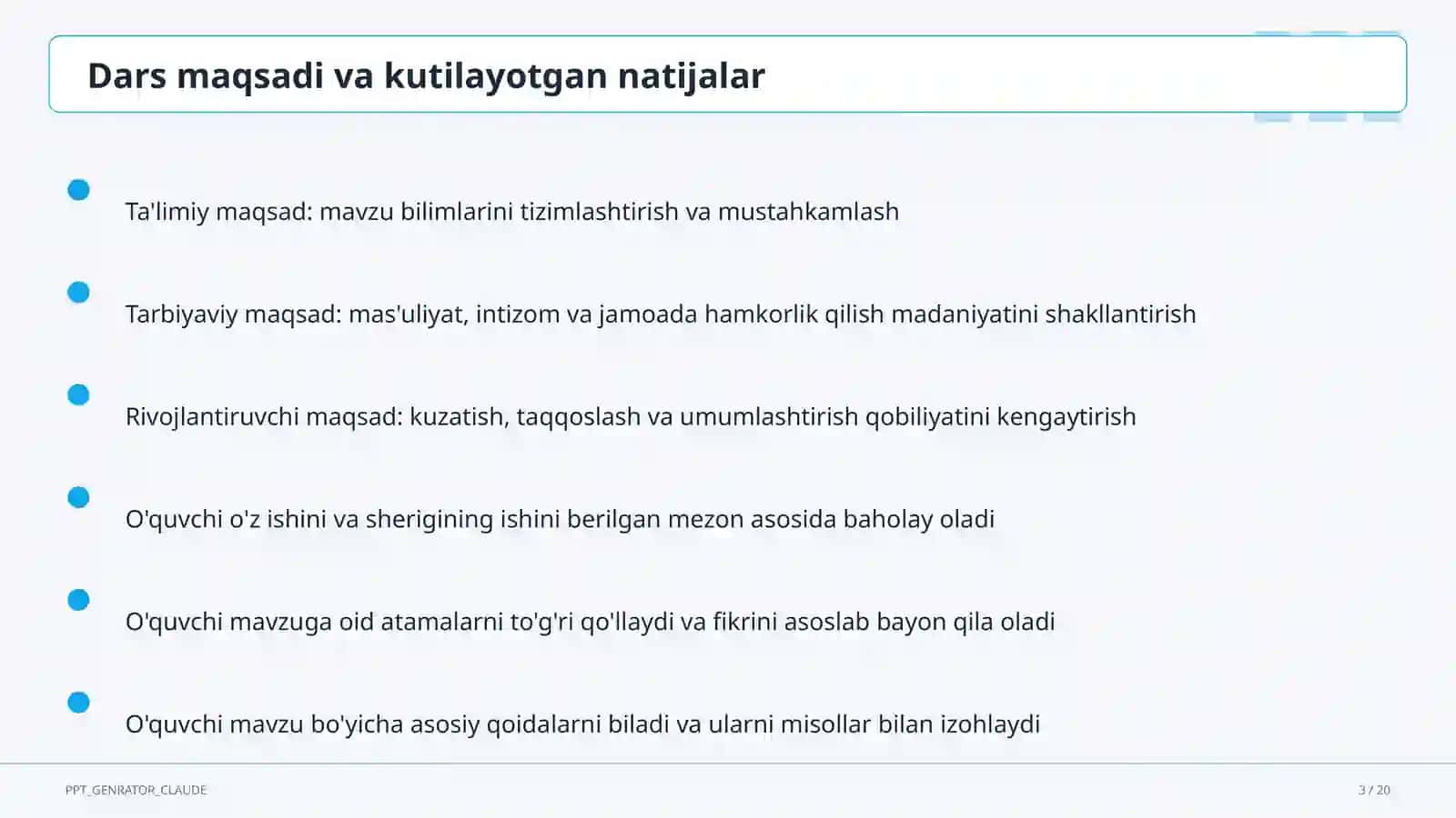 Son turkumi: sanoq va tartib sonlar (6-sinf) 3