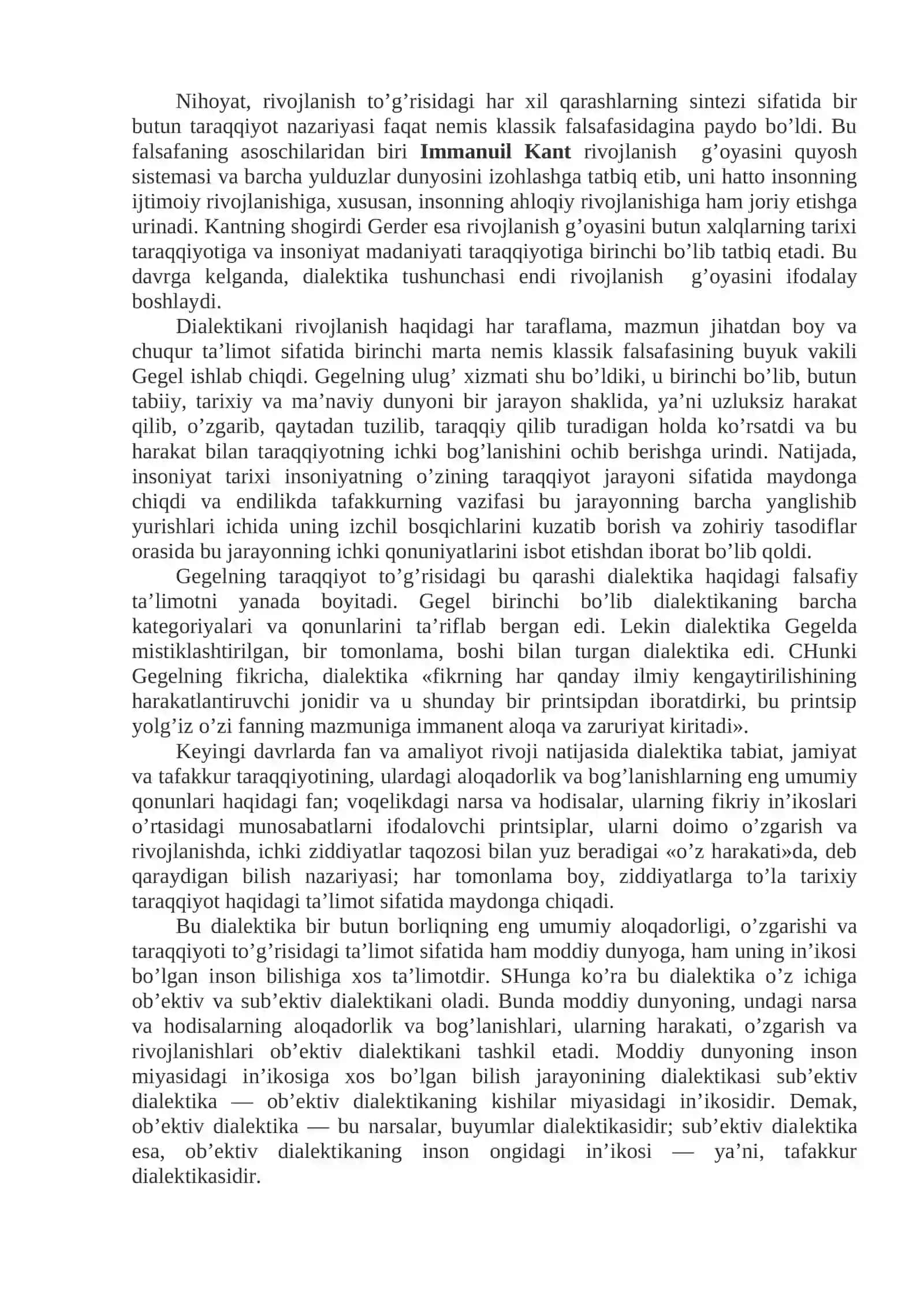Rivojlanish falsafasi 3