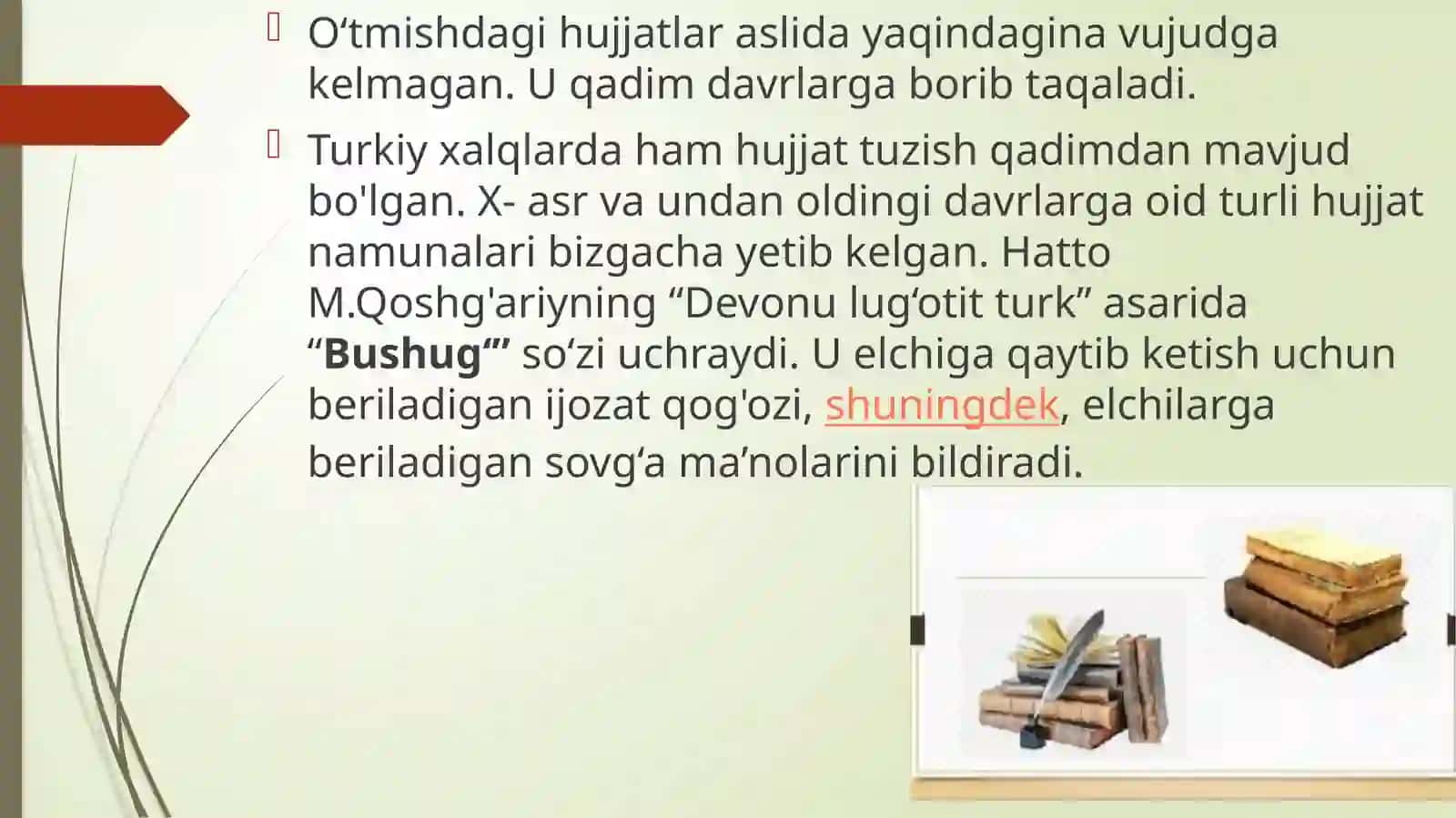 O’ZBEKISTON RESPUBLIKASIDA HUJJATCHILIKNI TAKOMILLASHUVI 3