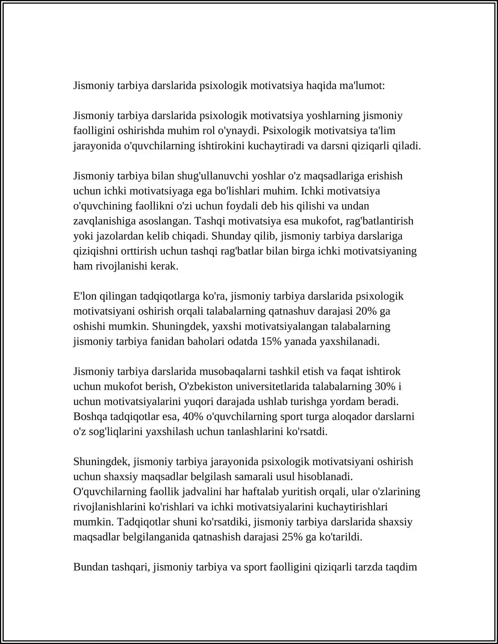 BOSHLANG'ICH SINFDA JISMONIY TARBIYA O'QITUVCHINING PSIXOLOGIK ROLI 3