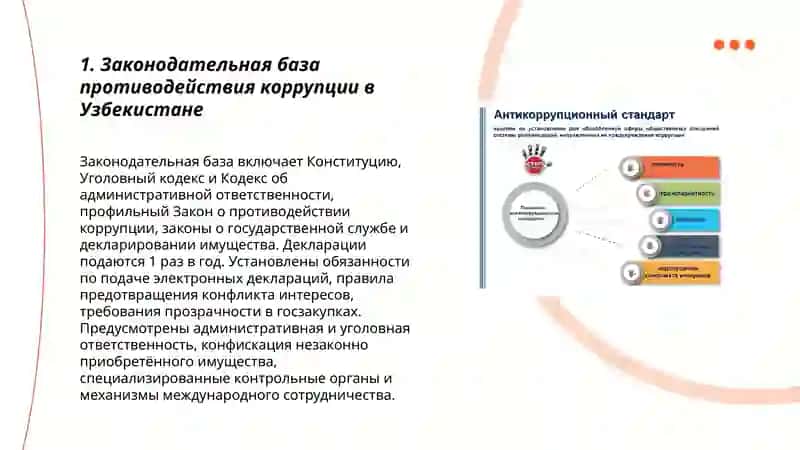 Механизмы борьбы с коррупцией в Узбекистане 3
