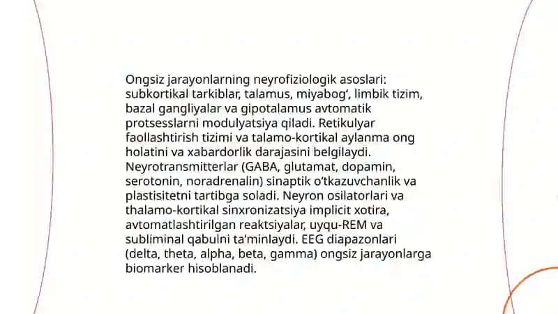 Ongsizlar psixofiziologiyasi 3