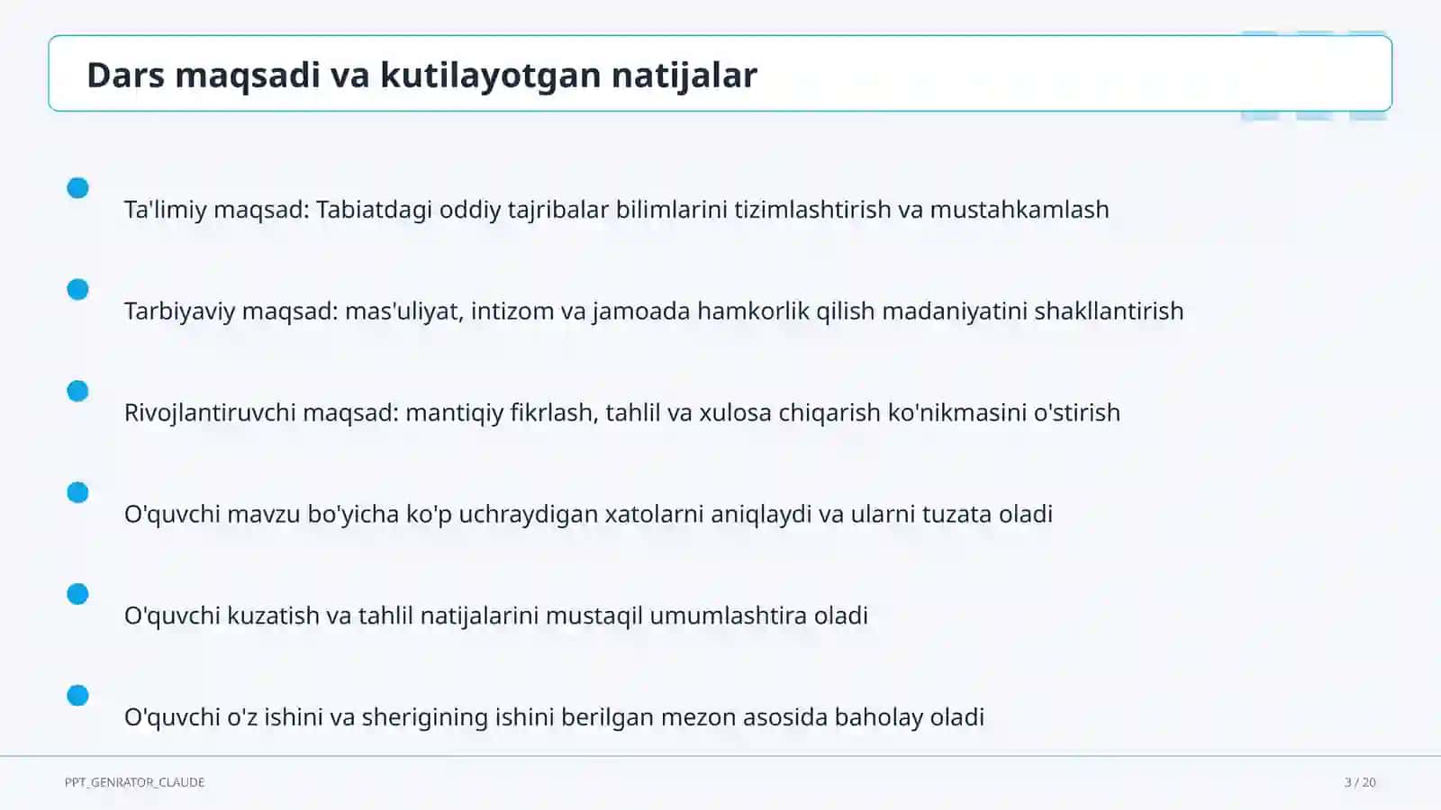 Tabiatdagi oddiy tajribalar (4-sinf) 3