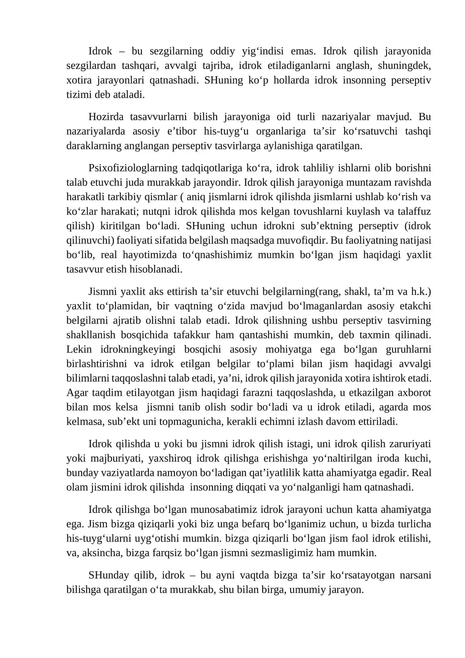 IDROK. XOTIRA 3