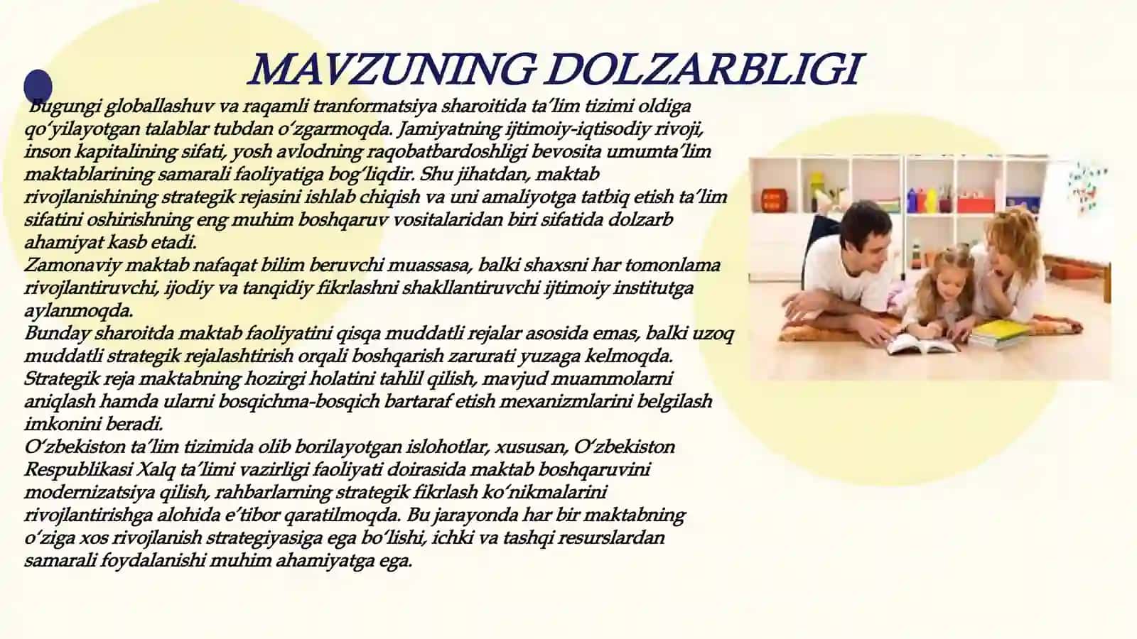 MAKTAB RIVOJLANISHINING STRATEGIK 3