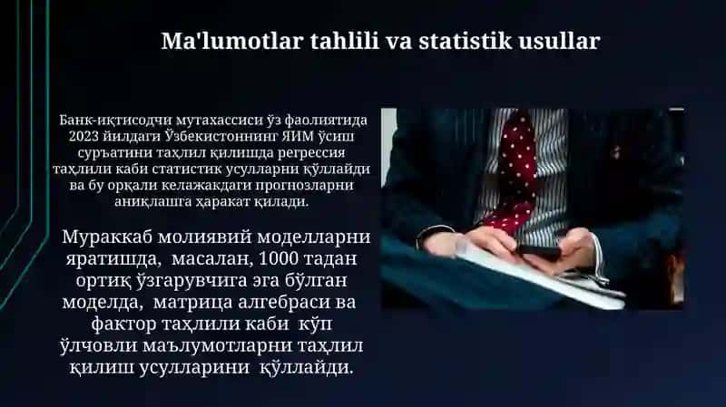 Bankir-Iqtisodchi mutaxassisning kasbiy koʻnikmalari 3