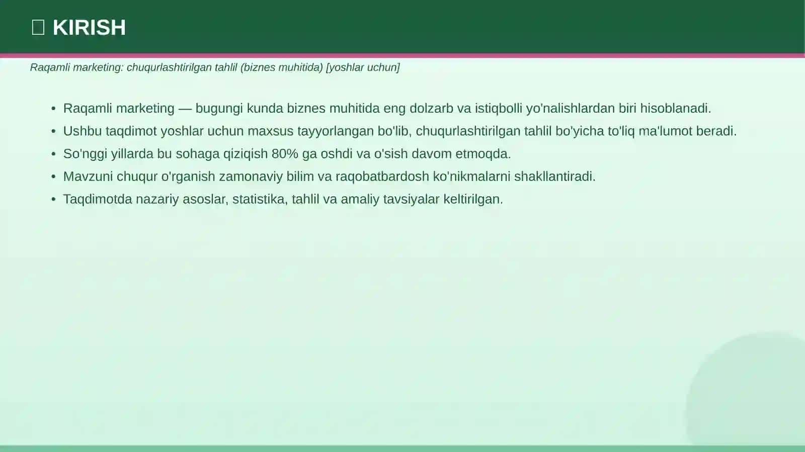 RAQAMLI MARKETING 3