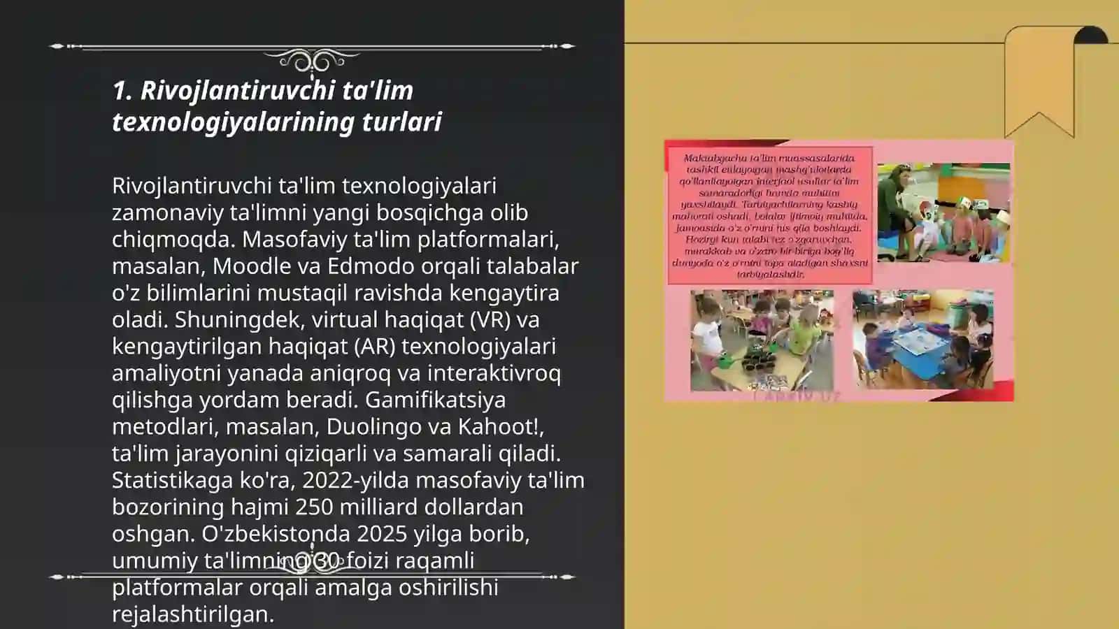 Rivojlantiruvchi ta'lim texnologiyalari 3