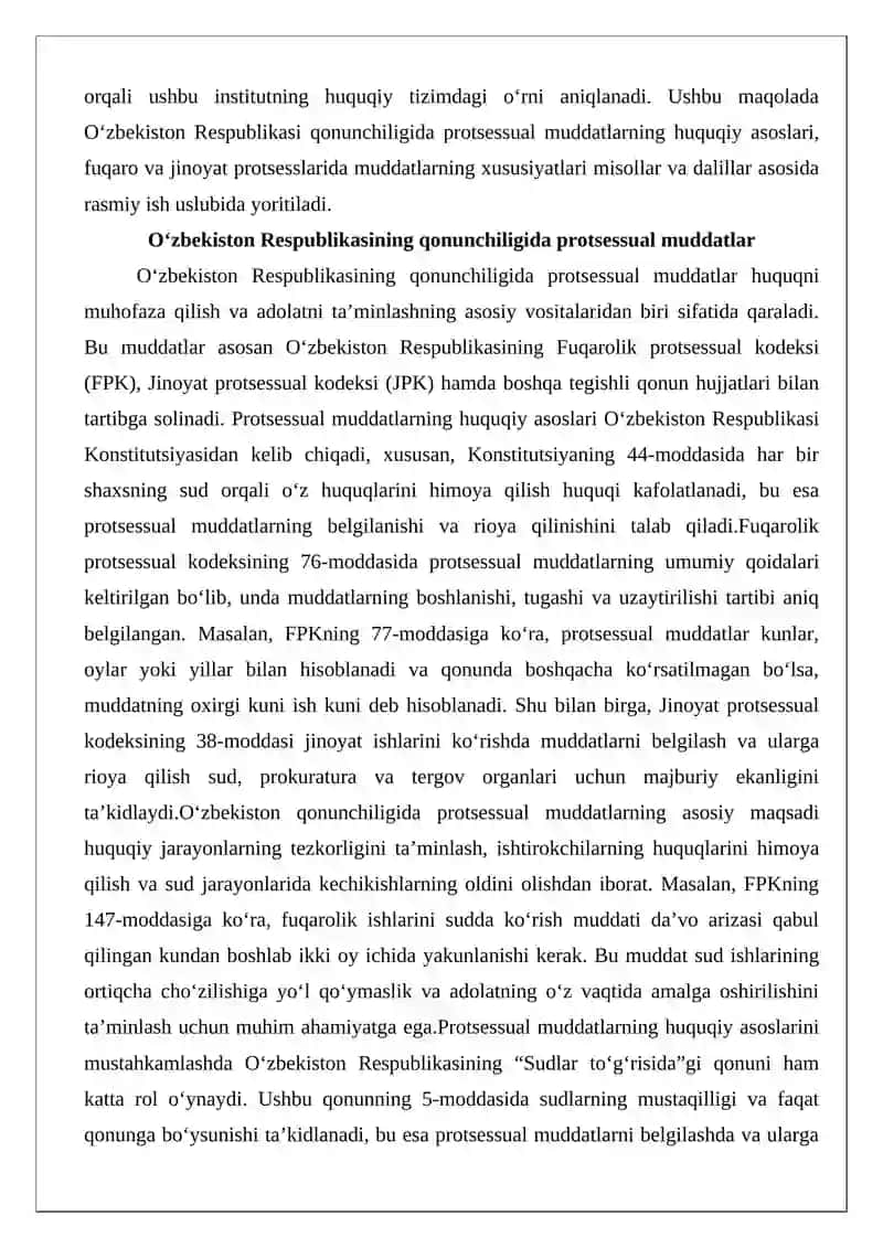 Protsessual muddatlar 3