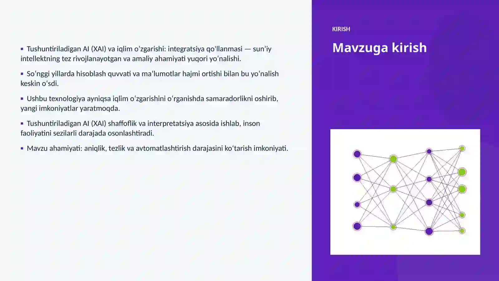 Tushuntiriladigan AI (XAI) va iqlim oʻzgarishi: integratsiya qo'llanmasi 3