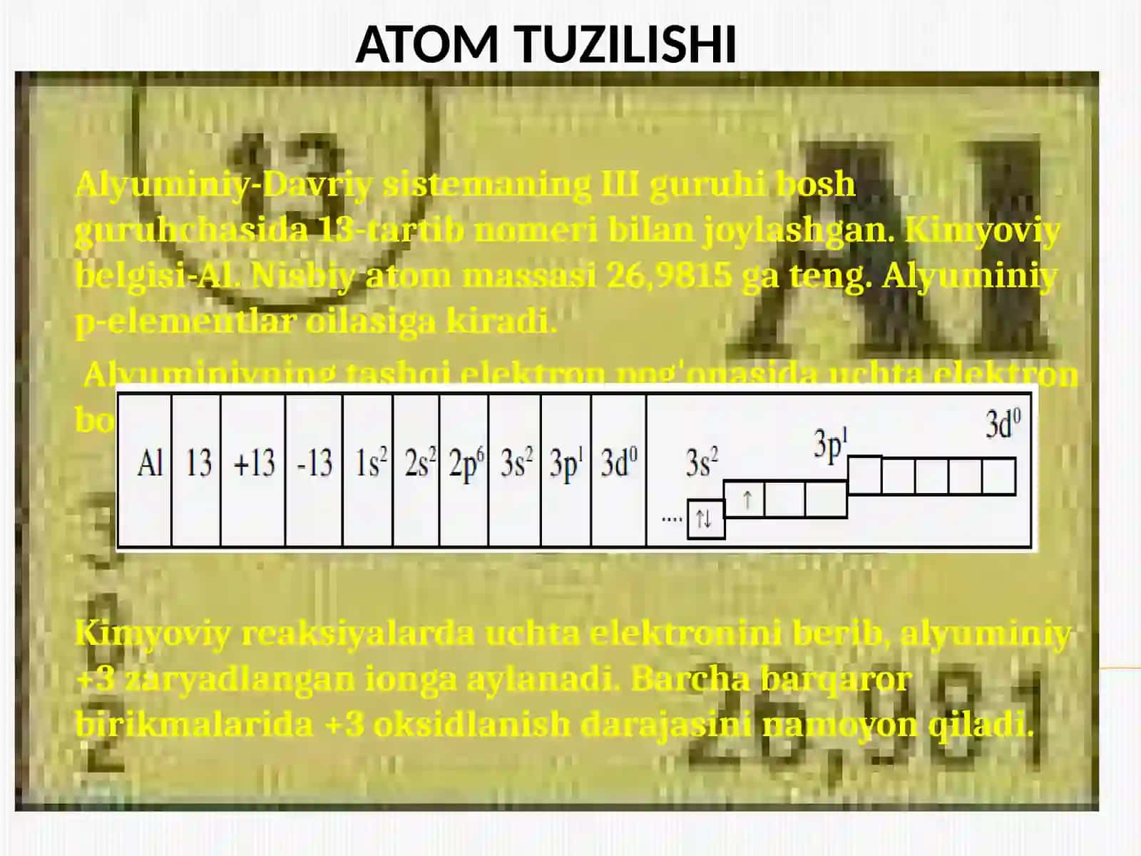 Alyuminiy 3