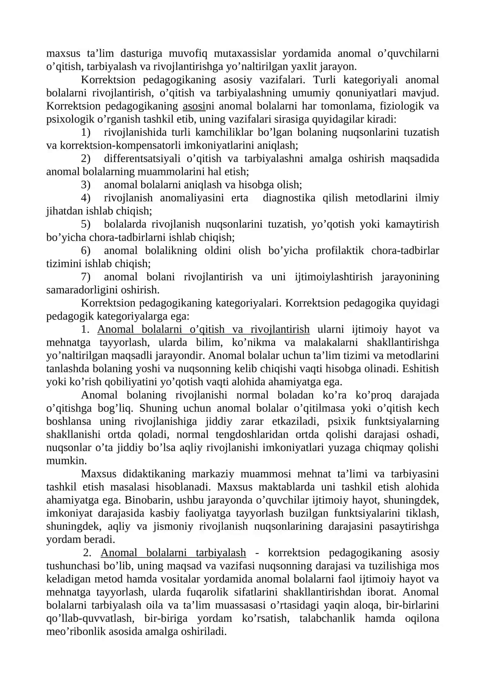 Pedagogik diagnostika va korrektsiya ishlari 3
