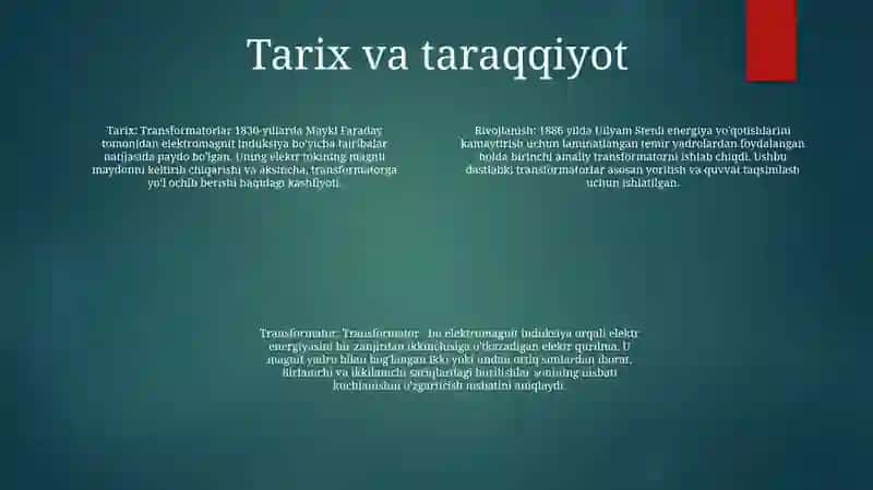 Transformator 3