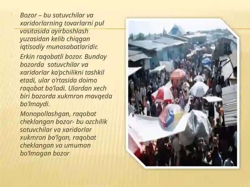 Bozor va uning vazifalari 3