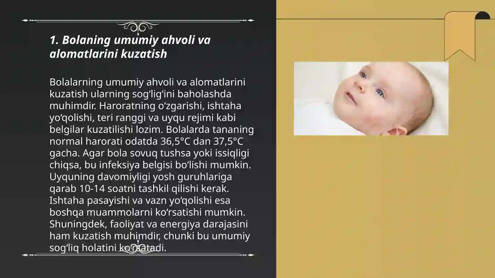 Teri kasalliklari bòlgan bolalarni kuzatish va parvarish qilish 3