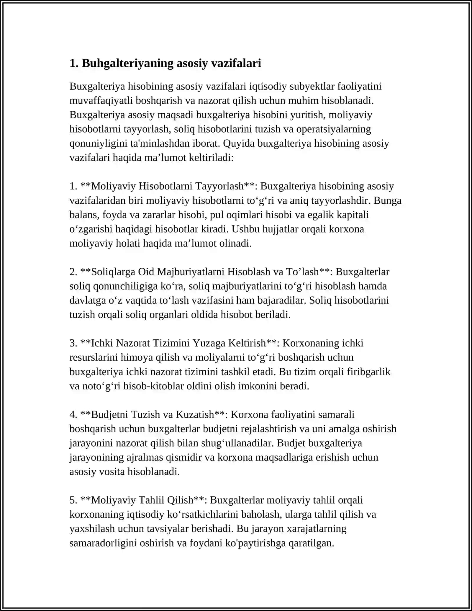 Buxgalteriya va moliyaviy hisobining zaruriyati 3