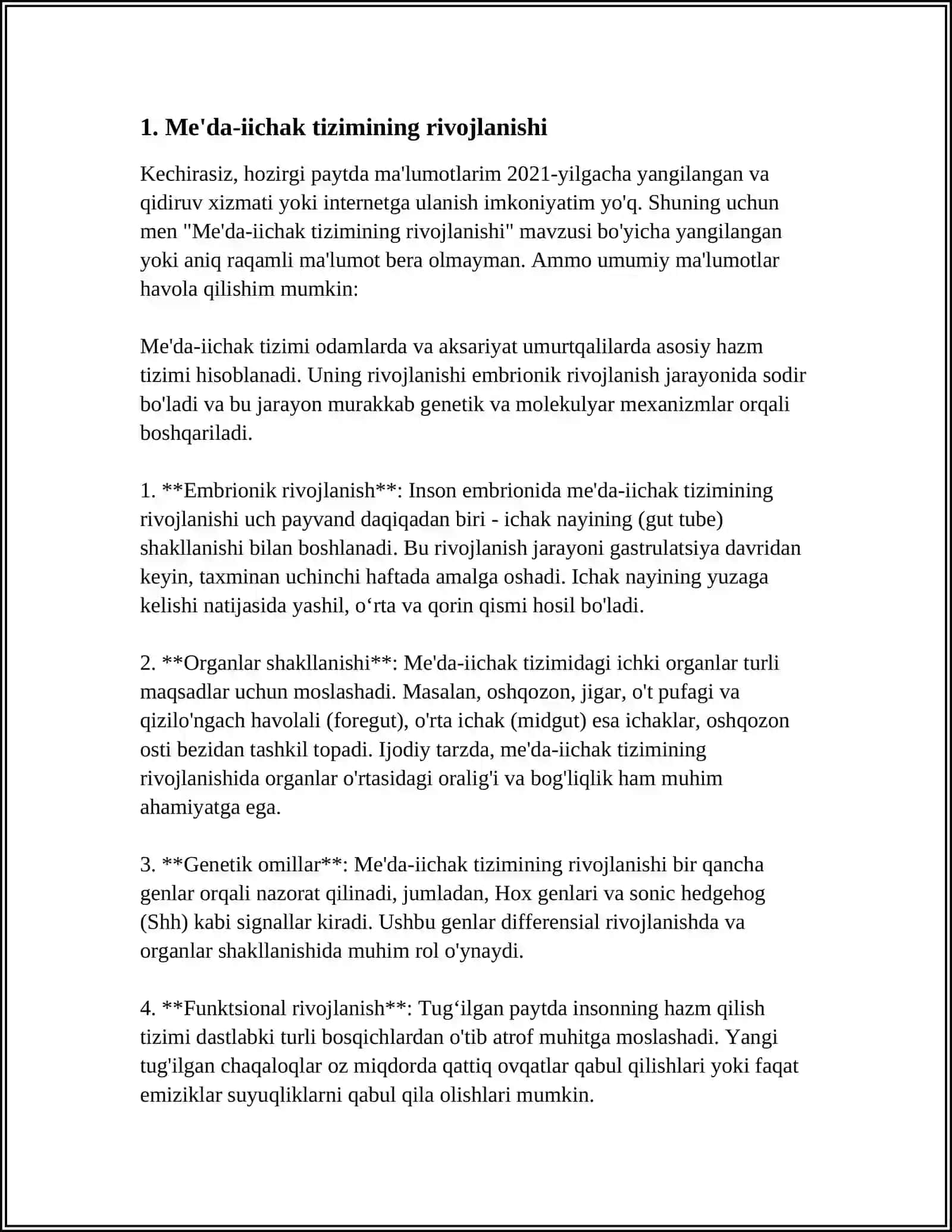 BOLALARDA ME’DA, ICHAKLARNI ANATOMO-FIZIOLOGIK HUSUSIYATLARI 3