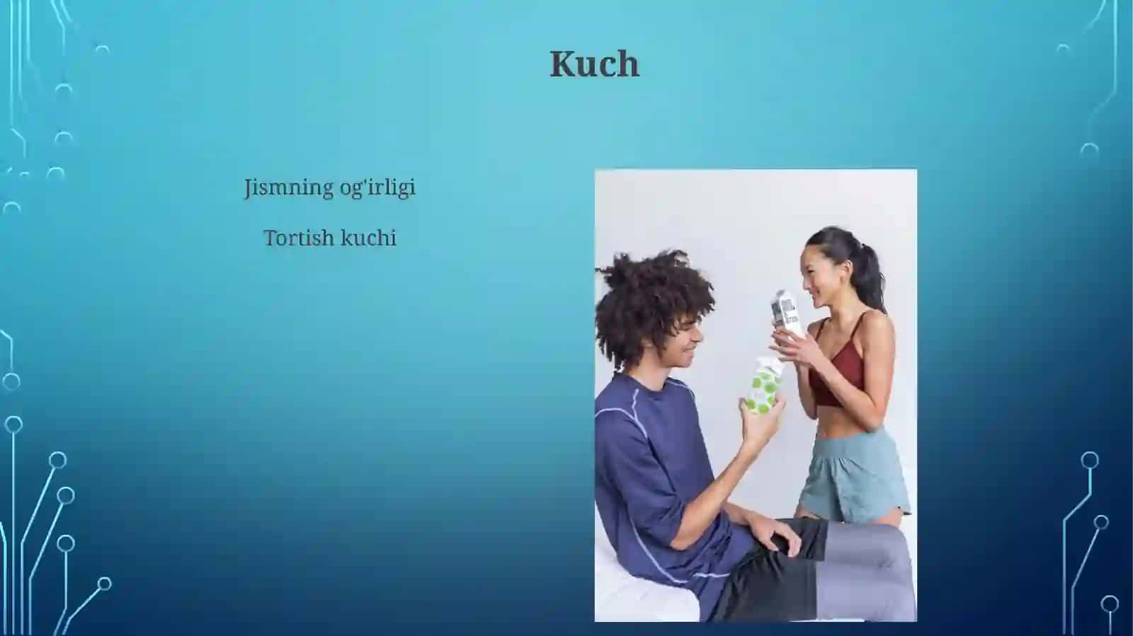 Jismlarning og'irligi.Og'irlikkuchi.Jismlarningo'zarota'siri.Kuch 3