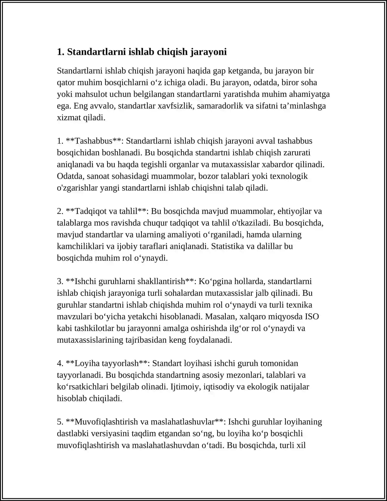 STANDARTLARNI ISHLAB CHIQARISH VA DAVLAT RO'YXATIDAN ÒTKAZISH TARTIB QOIDALARI 3