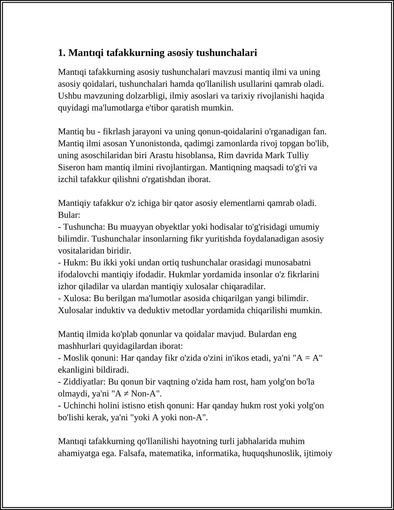 MANTIQIY FIKRLASHGA OID MUAMMONI YECHISH 3