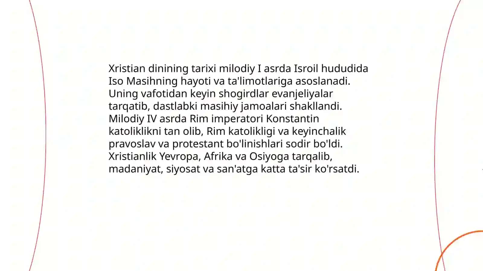 Xristian dini 3