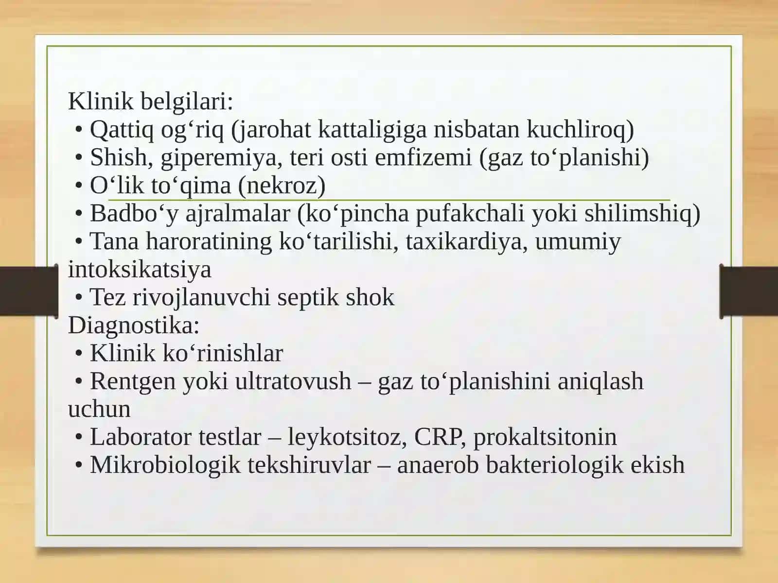 O’TKIR ANAEROB XIRURGIK INFEKSIYA 3
