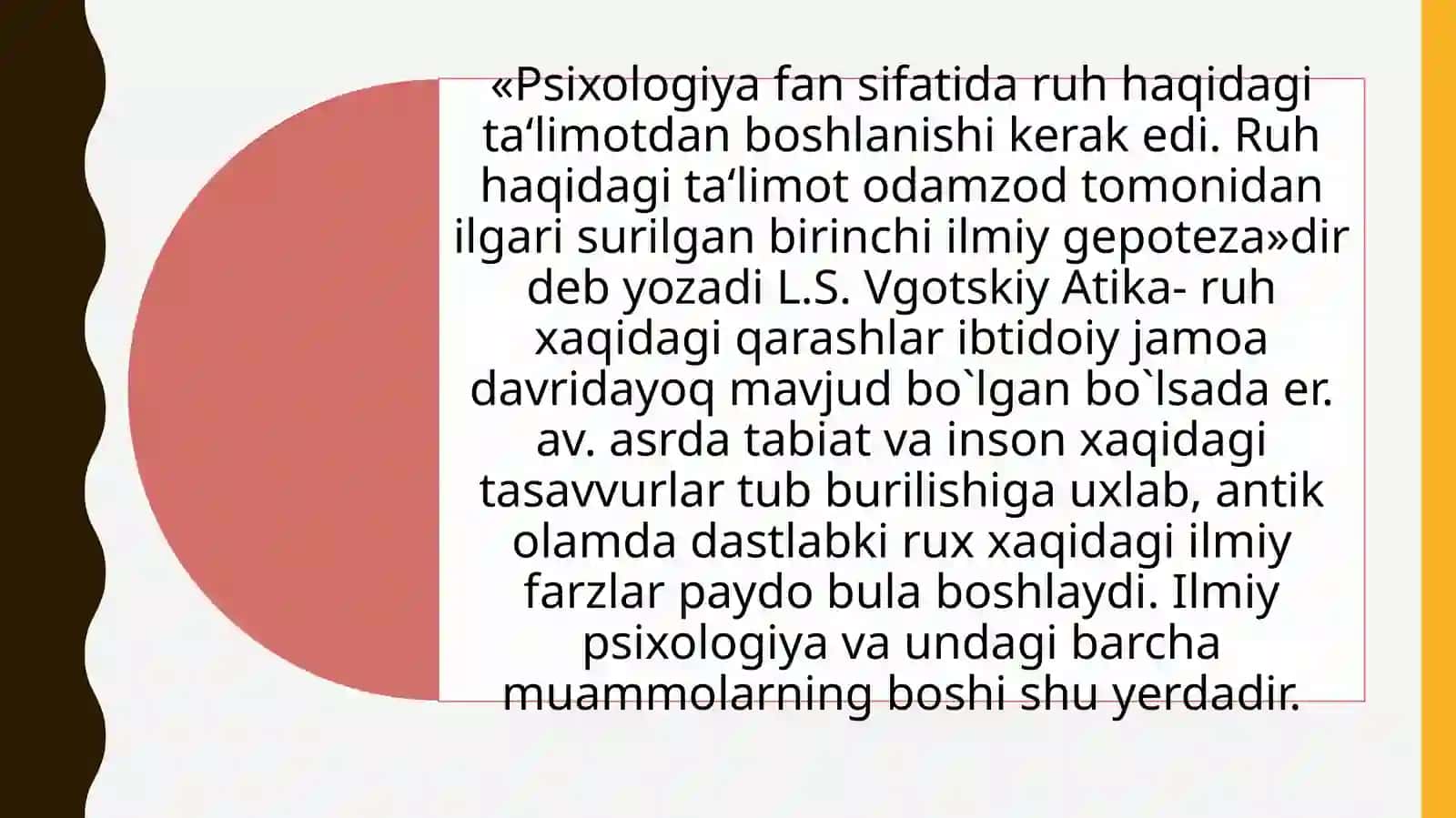 Antik davrda psixologik fikrlar rivojlantirishi 3