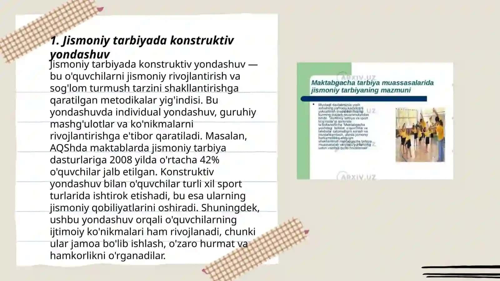 Jismoniy tarbiyaning butun konstruktiv mashq, o’yin va musobaqa metodlari 3