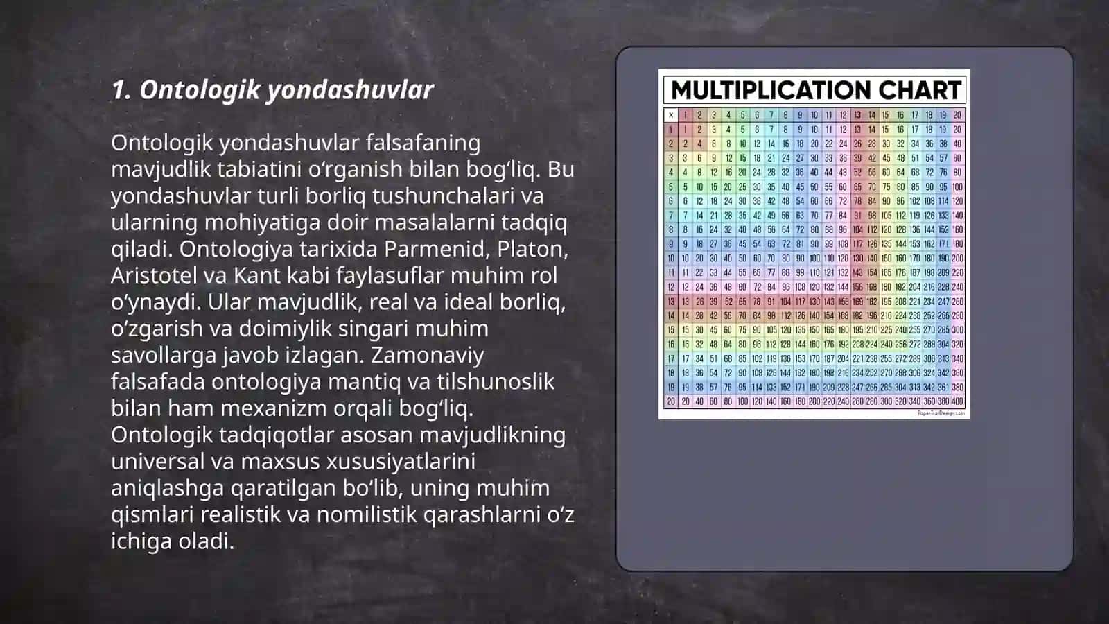 Ontologik yondashuvlar 3